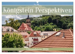 Cover-Bild zum Titel 'Königstein Perspektiven - Elbsandstein (Wandkalender 2026 DIN A2 quer), CALVENDO Monatskalender' von 'Kevin Walther'