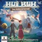 Cover-Bild zum Titel 'Hui Buh Folge 46: Die abenteuerliche Weltenwanderung' von 'Hui Buh Neue Welt'