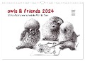 owls & friends 2024 (Wandkalender 2024 DIN A3 quer), CALVENDO Monatskalender - Stefan Kahlhammer