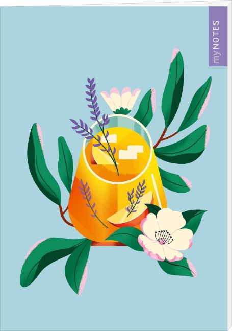 myNOTES Papeterie: Notizheft Farben des Sommers - Limonade - 