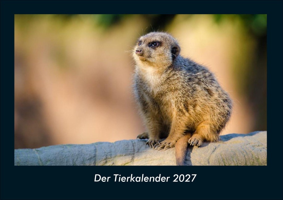 Der Tierkalender 2027 Fotokalender DIN A4 - Tobias Schmitt, Kevin Heber