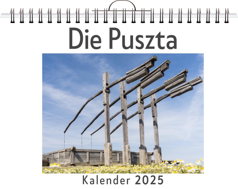 Die Puszta - (Wandkalender 2025, Kalender DIN A4 quer, Monatskalender im Querformat mit Kalendarium, das perfekte Geschenk) - Florian Günther