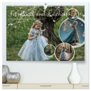 Cover-Bild zum Titel 'Feenflügel und Lächeln KI - Die zauberhafte Welt der Feenkinder (hochwertiger Premium Wandkalender 2026 DIN A2 quer), Kunstdruck in Hochglanz' von 'Claudia Schimmack'