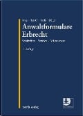 Cover-Bild zum Titel 'Anwaltformulare Erbrecht' von ''