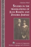 Cover-Bild zum Titel 'Studies in the Translations of Juan Ramón and Zenobia Jiménez' von 'Charlotte Ward'