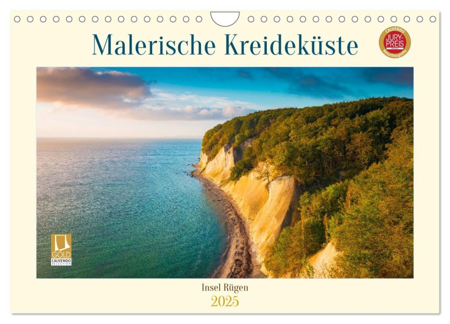 Insel Rügen - Malerische Kreideküste (Wandkalender 2025 DIN A4 quer), CALVENDO Monatskalender - Martin Wasilewski