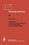 Programmier- und Überwachungsfunktionen für teileartbezogene NC-Werkzeugmaschinen - Heinz Frank