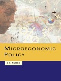 Cover-Bild zum Titel 'Microeconomic Policy' von 'Solomon Cohen'
