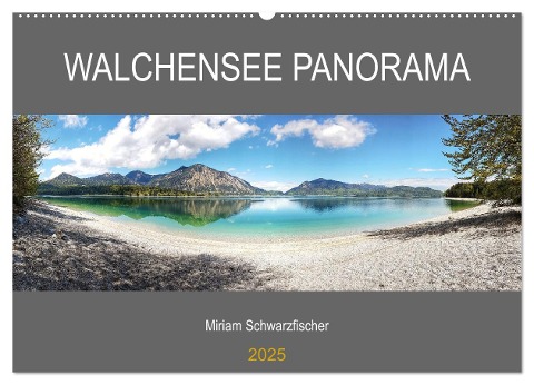 Walchensee Panorama (Wandkalender 2025 DIN A2 quer), CALVENDO Monatskalender - Miriam Schwarzfischer