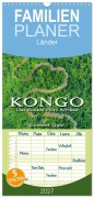 Cover-Bild zum Titel 'Familienplaner 2027 - KONGO - das dunkle Herz Afrikas mit 5 Spalten (Wandkalender, 21 x 45 cm) CALVENDO' von 'Guenter Guni'