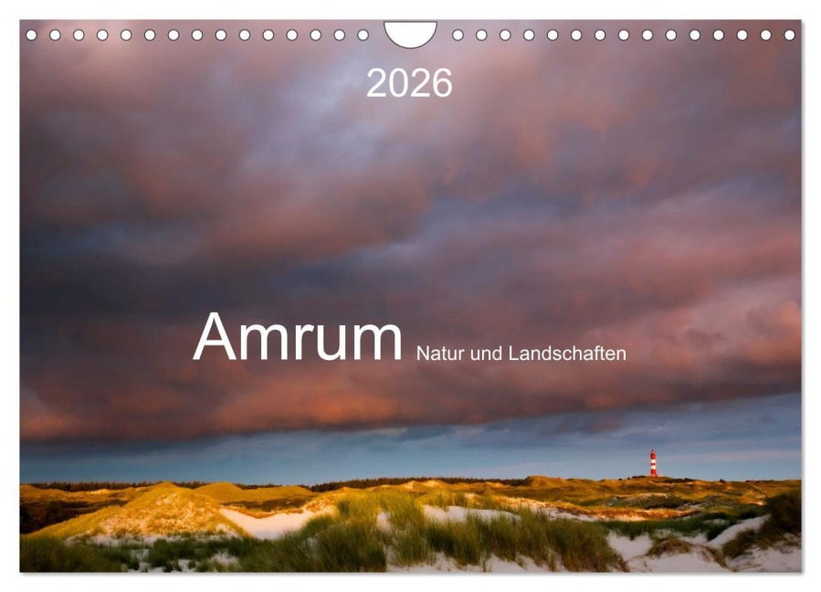 Amrum. Natur und Landschaften (Wandkalender 2026 DIN A4 quer), CALVENDO Monatskalender - Lucyna Koch