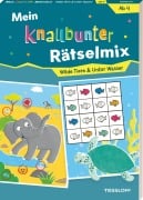 Cover-Bild zum Titel 'Mein knallbunter Rätselmix. Wilde Tiere & Unter Wasser' von ''