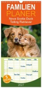 Cover-Bild zum Titel 'Familienplaner 2027 - Toller - Nova Scotia Duck Tolling Retriever mit 5 Spalten (Wandkalender, 21 x 45 cm) CALVENDO' von 'Anna Auerbach'