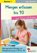 Cover-Bild zum Titel 'Mengen erfassen bis 10 ... mit Schere und Kleber' von 'Petra Hartmann'