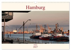 Cover-Bild zum Titel 'Hamburg Hafen (Wandkalender 2027 DIN A3 quer), CALVENDO Monatskalender' von 'Heinz Pompsch'