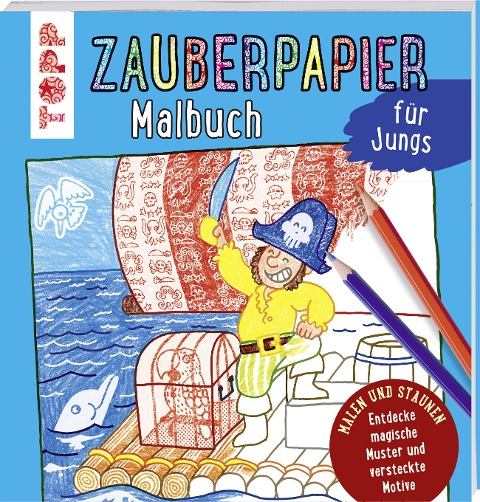 Zauberpapier Malbuch für Jungs - Norbert Pautner