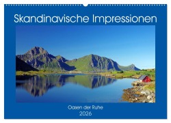 Cover-Bild zum Titel 'Skandinavische Impressionen - Oasen der Ruhe (Wandkalender 2026 DIN A2 quer), CALVENDO Monatskalender' von 'Reinhard Pantke'