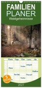 Cover-Bild zum Titel 'Familienplaner 2027 - Waldgeheimnisse mit 5 Spalten (Wandkalender, 21 x 45 cm) CALVENDO' von 'Simone Wunderlich'