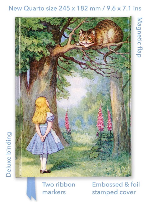 John Tenniel: Alice and the Cheshire Cat (Foiled Quarto Journal) - 