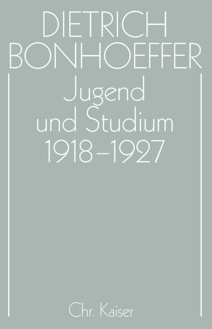 Jugend und Studium 1918-1927 - 