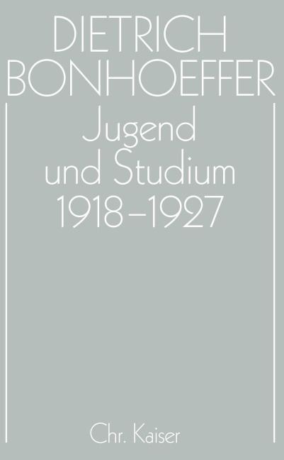 Jugend und Studium 1918-1927 - 