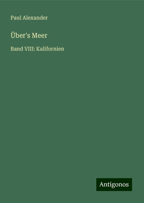 Über's Meer - Paul Alexander