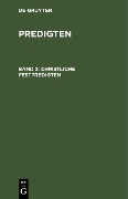 Cover-Bild zum Titel 'Christliche Festpredigten' von 'F. Schleiermacher'