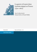 Cover-Bild zum Titel 'La guerre et la paix dans la poésie épique en France (1500-1800)' von ''