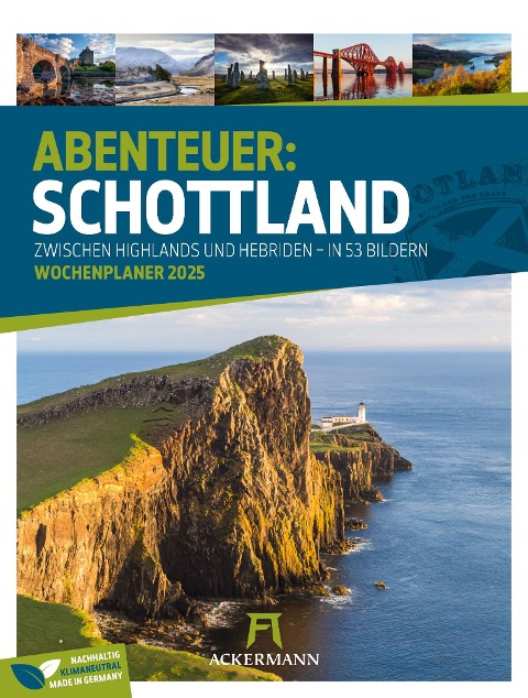 Schottland - Zwischen Highlands und Hebriden - Wochenplaner Kalender 2025 - Ackermann Kunstverlag