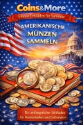 Cover-Bild zum Titel 'Amerikanische Münzen sammeln' von 'Coins and More'