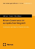 Cover-Bild zum Titel 'Krisen-Governance im europäischen Vergleich' von 'Sabine Kuhlmann, Jochen Franzke, Niklas Peters, Benoît Paul Dumas'