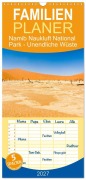 Cover-Bild zum Titel 'Familienplaner 2027 - Namib Naukluft National Park - Unendliche Wüste mit 5 Spalten (Wandkalender, 21 x 45 cm) CALVENDO' von ''