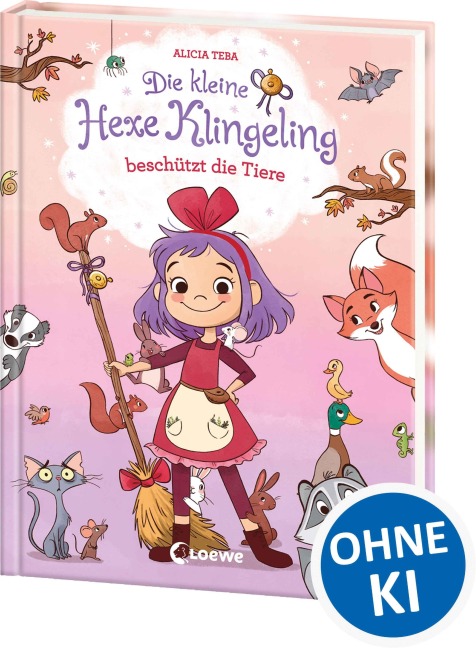 Die kleine Hexe Klingeling beschützt die Tiere - Alicia Teba