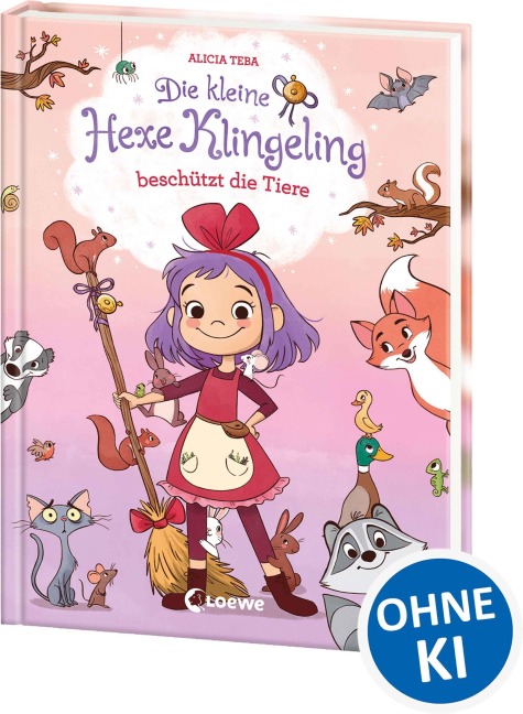 Die kleine Hexe Klingeling beschützt die Tiere - Alicia Teba