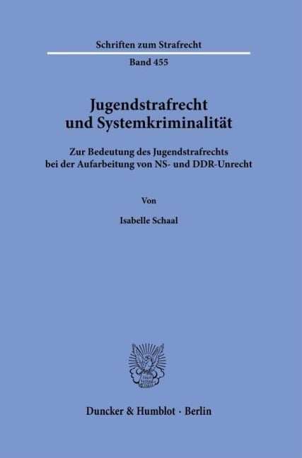 Jugendstrafrecht und Systemkriminalität - Isabelle Schaal