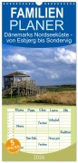 Cover-Bild zum Titel 'Familienplaner 2026 - Dänemarks Nordseeküste - von Esbjerg bis Sondervig mit 5 Spalten (Wandkalender, 21 x 45 cm) CALVENDO' von 'Dieter W. Hack'