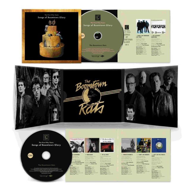 THE BOOMTOWN RATS - THE FIRST 50 YEARS: SONGS OF BOOMTOWN GLORY (2CD) - The Boomtown Rats