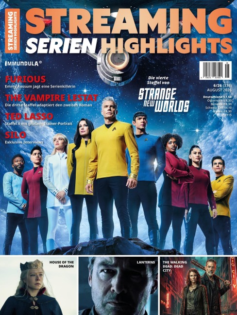 STREAMING SERIEN HIGHLIGHTS. Ausgabe August 2026 (#335) - 