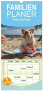 Familienplaner 2026 - Hamstertage mit 5 Spalten (Wandkalender, 21 x 45 cm) CALVENDO - Heidi Spiegler