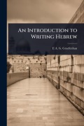 Cover-Bild zum Titel 'An Introduction to Writing Hebrew' von 'E a G Graefenhan'