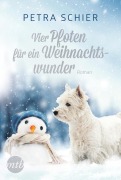 Cover-Bild zum Titel 'Vier Pfoten für ein Weihnachtswunder' von 'Petra Schier'