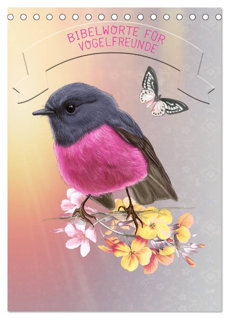 Bibelworte für Vogelfreunde (Tischkalender 2025 DIN A5 hoch), CALVENDO Monatskalender - Kavodedition Switzerland
