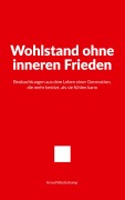 Cover-Bild zum Titel 'Wohlstand ohne inneren Frieden' von 'Arved Westerkamp'