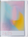 MARK'S 2024/2025 Taschenkalender A6 vertikal, Gradient // Pink - 