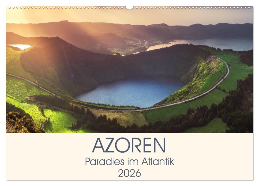 Azoren - Paradies im Atlantik (Wandkalender 2026 DIN A2 quer), CALVENDO Monatskalender - Jean Claude Castor I 030mm-Photography