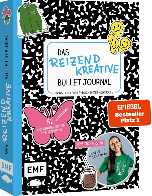 Das reizend kreative Bullet Journal - vom TikTok-Star jessiebluegrey - Bring dein Leben endlich unter Kontrolle - Jessiebluegrey