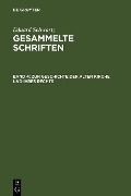 Cover-Bild zum Titel 'Zur Geschichte der Alten Kirche und ihres Rechts' von 'Eduard Schwartz'