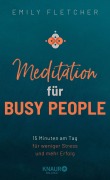 Cover-Bild zum Titel 'Meditation für Busy People' von 'Emily Fletcher'