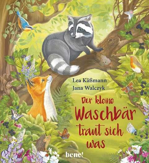 Der kleine Waschbär traut sich was - ein Bilderbuch für Kinder ab 2 Jahren - Lea Käßmann