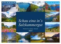 Schau eina in¿s Salzkammergut (Wandkalender 2025 DIN A4 quer), CALVENDO Monatskalender - Christa Kramer